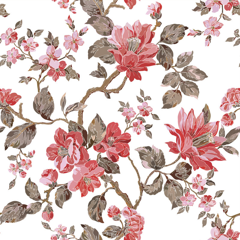 Flowers Orchids by Polina21 - Wrapped Canvas Print, 51cm H x 51cm W x 3.8cm D