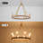 Hendon 8 - Light Dimmable Kitchen Island Wagon Wheel Chandelier-93646027-118944756