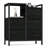 Small Nightstand with 2-Tier Open Shelf and 5 Fabric Drawers-102251957