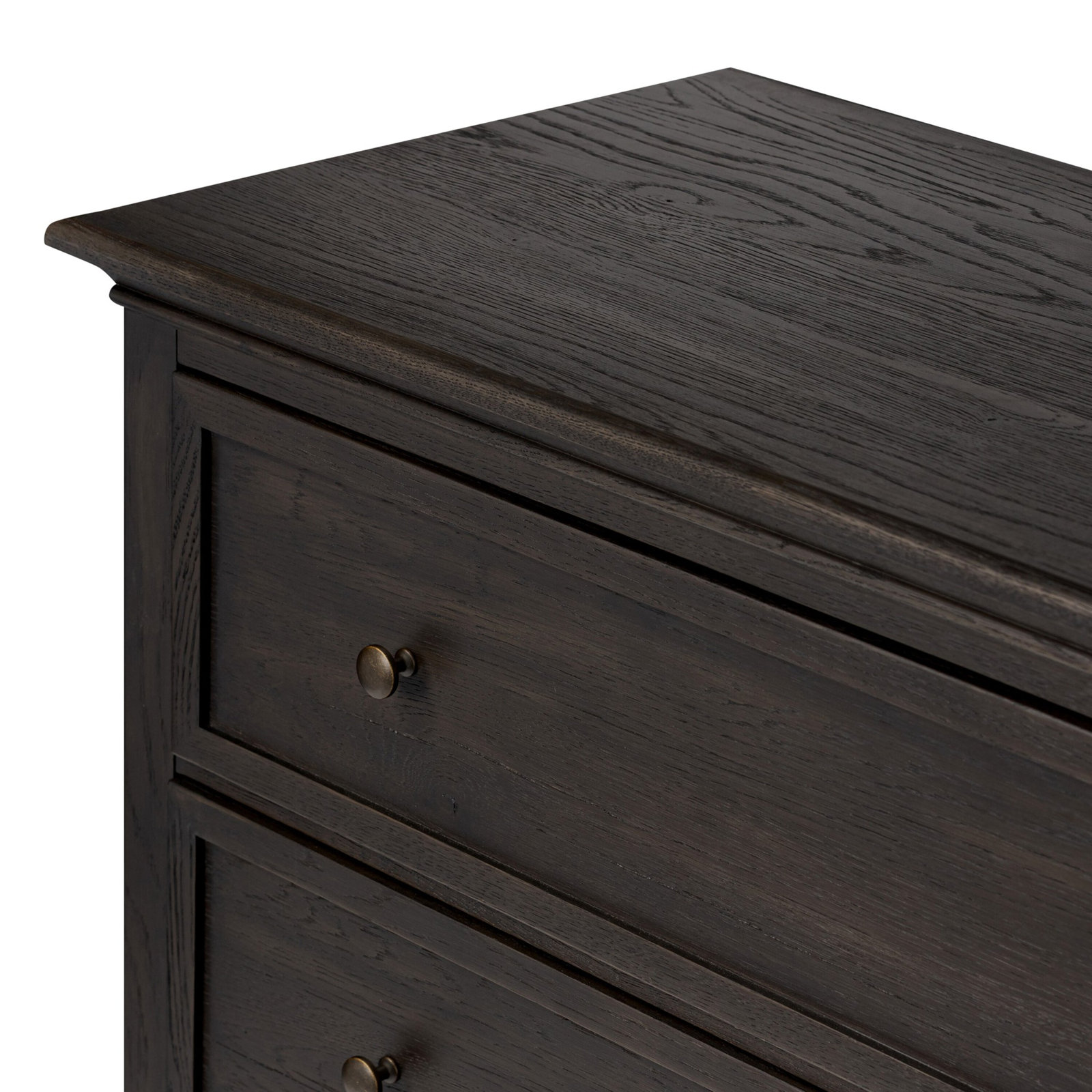 Geoffrey Tall Dresser, Smoked Black