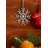 Serene 0.25'' Glass Holiday Shaped Ornament