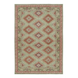 One-of-a-Kind 6’2” X 9’ Hand Knotted Area Rug