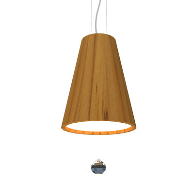 Luminaire suspendu conique Cristais