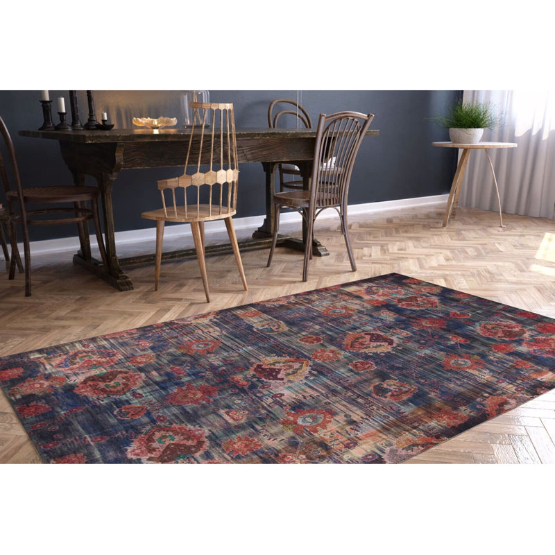 Premium 100% Polyester Area Rug, 6.9 x 10.2 ft | 1850 g/m², 0.2 in Pile Height | Recycled Poly Cotton Underside | Machine Washable at 30°C | Soft, Durable, Eco-Friendly Design for Modern Living Spaces