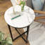 Ensemble de 2 tables d'appoint de table d'appoint 2 pièces de 16 pouces Modern Modern-1446358048