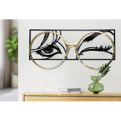 Handmade Glam Abstract Wall Decor on Metal