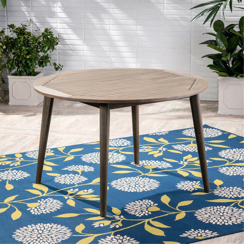 Table pratique en bois de 46,57 po, grise et pratique, Grey, 30.31" H x 46.57" W x 47.81" D