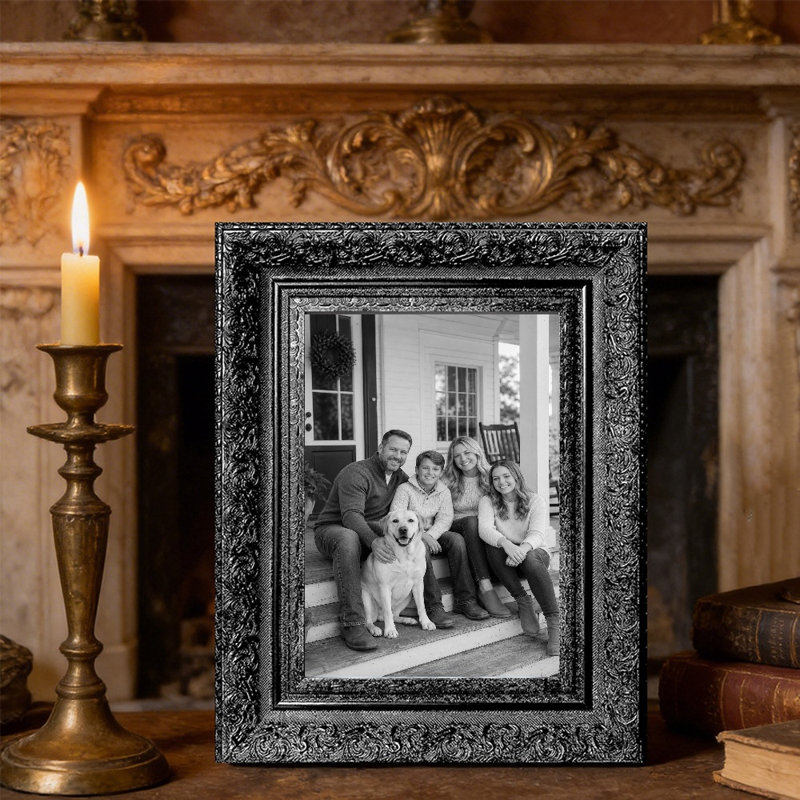 Cadre photo classique 3 pièces 8 "x 10" noir pour mémoire de voyage, Noir, 3, 8" W x 10" H