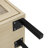 Rattan 3 Door Shoe Rack, Freestanding Modern Shoe Storage Cabinet With Durable And Moisture-Proof Design-737429783