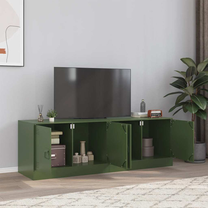 Ardussi Unfinished TV Stand for TVs up to 24", Olive