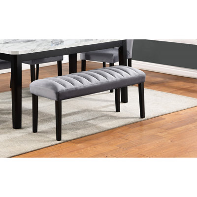 Mobilier de salle à manger noir / gris Fashion