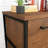 Lateral File With Efficient Document Storage, Brown Finish