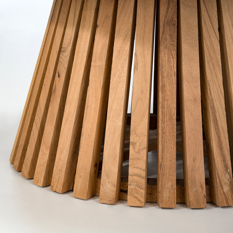 MAZDOU Solid Wood Coffee Table