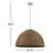 Pippa 1-Light Rattan Woven Pendant-1178349297