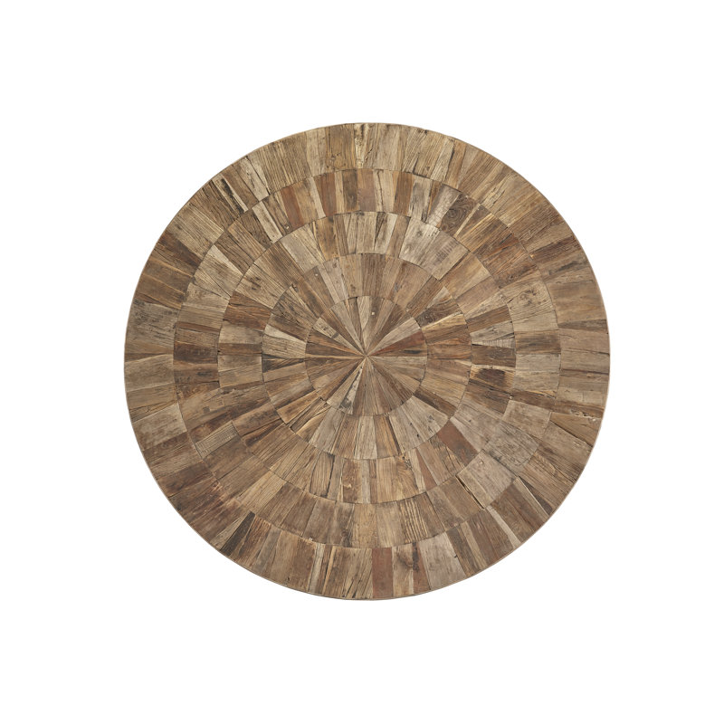 Mcfall Round Solid Wood Dining Table, Natural