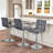 Branislava Swivel Upholstered Velvet Adjustable Height Counter Stool with Steel Frame-526755141