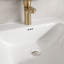 Meuble-lavabo mural simple 36 po avec lavabo en céramique blanche 36 po