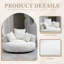Chenille Bean Bag Chair-468081559