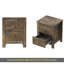 Table de chevet en bois Farmhouse-1774790615