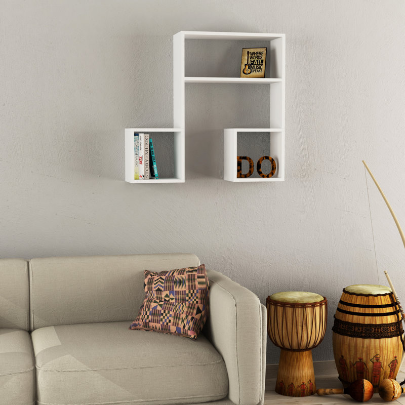 Musgrave 5 Piece Accent Shelf, White