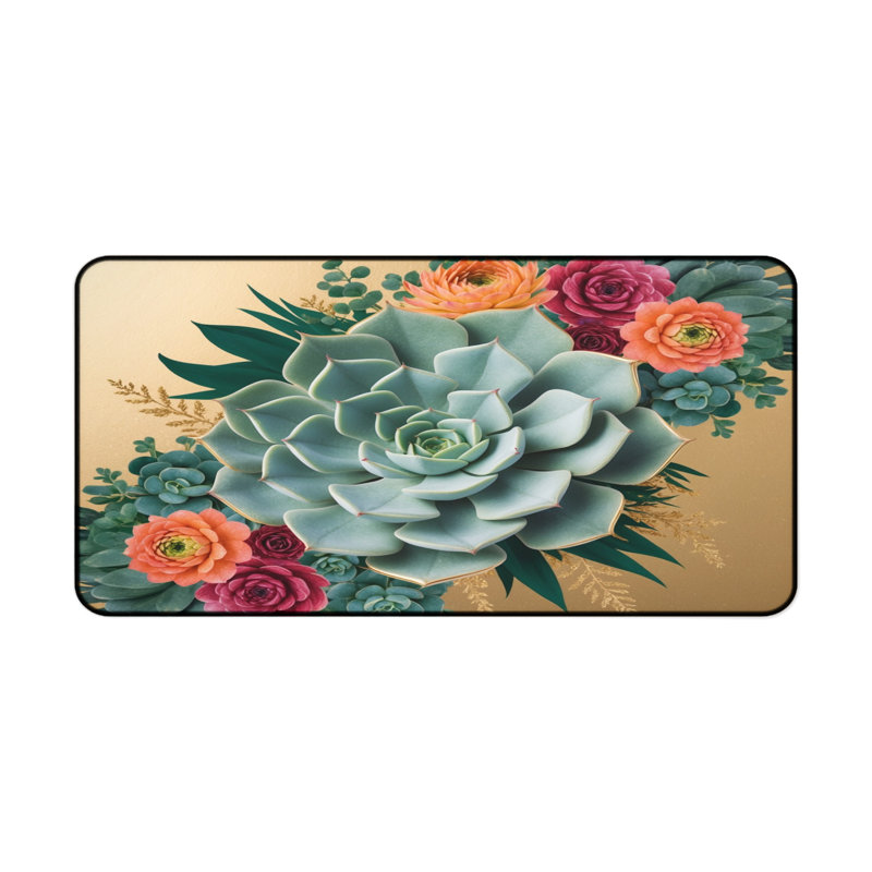 Polyester Desk Pad, 14.4x12.1
