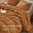 King Bedding Set, Microfiber All-season Comfort, Rustic Elegance