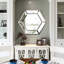 Miroir mural Hexagon