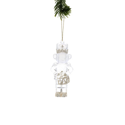 Ornement en forme d'ours transparent (paquet de 6)