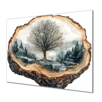 Grimstad I -Forest Metal Wall Art