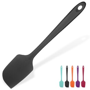 Frcolor 6Pcs Bakery Cake Spatula Peanut Butter Spreader Silicone Jar  Spatula Cream Spread Tool