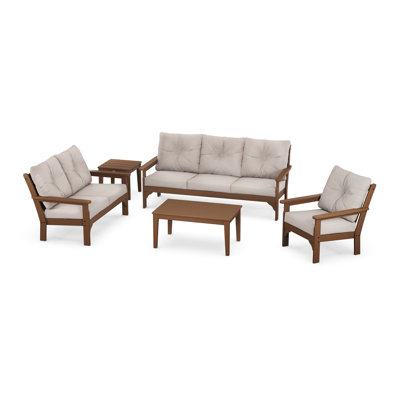 Vineyard 5 Piece Deep Seating Set