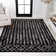 Kendahl Moroccan Geometric Black/Cream Rug