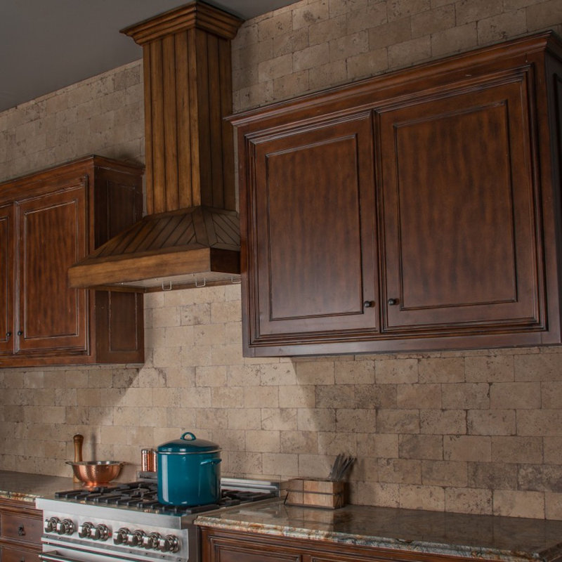 ZLINE Range Hood Chimney Extension for 12 ft. Ceilings, Rustic Light
