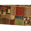 Hand-Knotted High-Quality Red and Green Area Rug