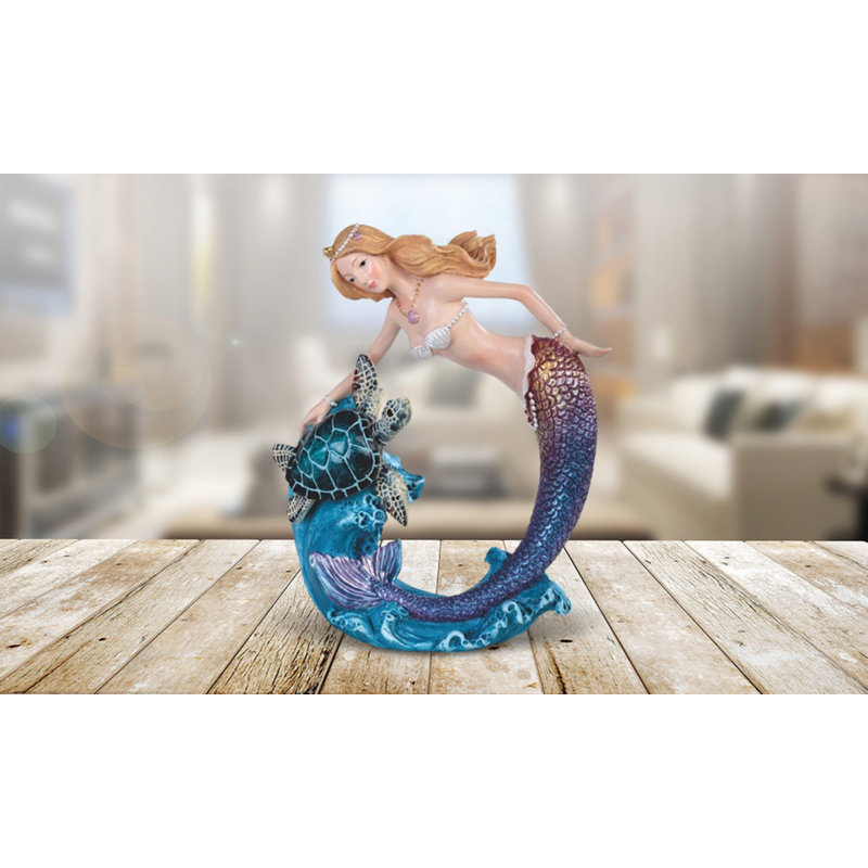 Figurine Desteny H 8 "avec tortue mauve et cadeaux uniques