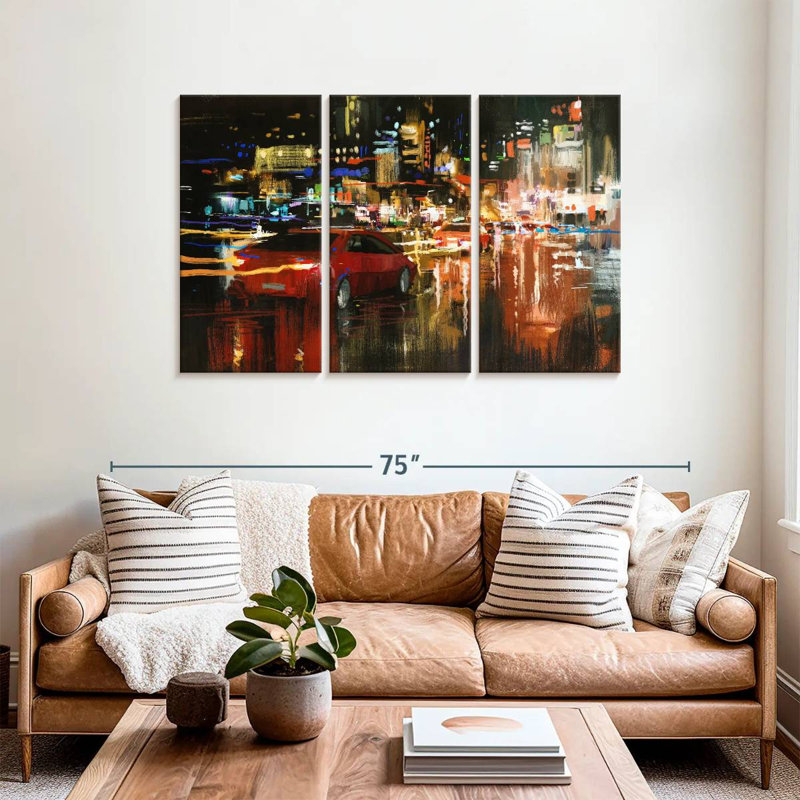 Mehar LA Night Rush, 36" H x 57" W