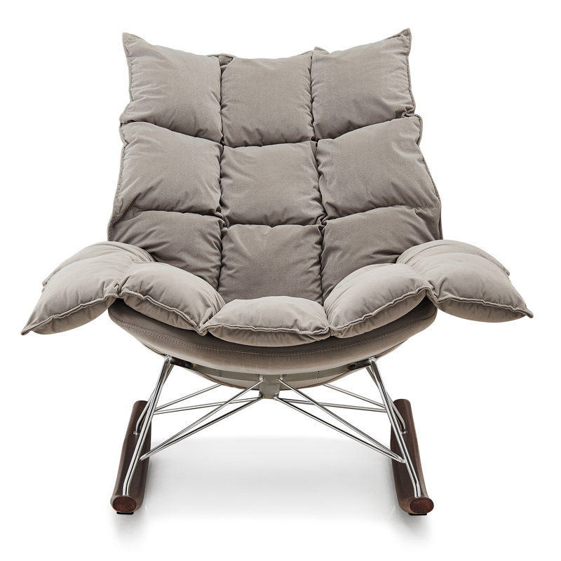 Chaise d'appoint en velours 35,43 po Jontrell