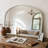 Vintage Mirror with Ornate Frame – Arch Metal Mirror for Wall Decor-827126333-827126336