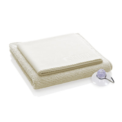 Chiffon de nettoyage en microfibre pour la douche