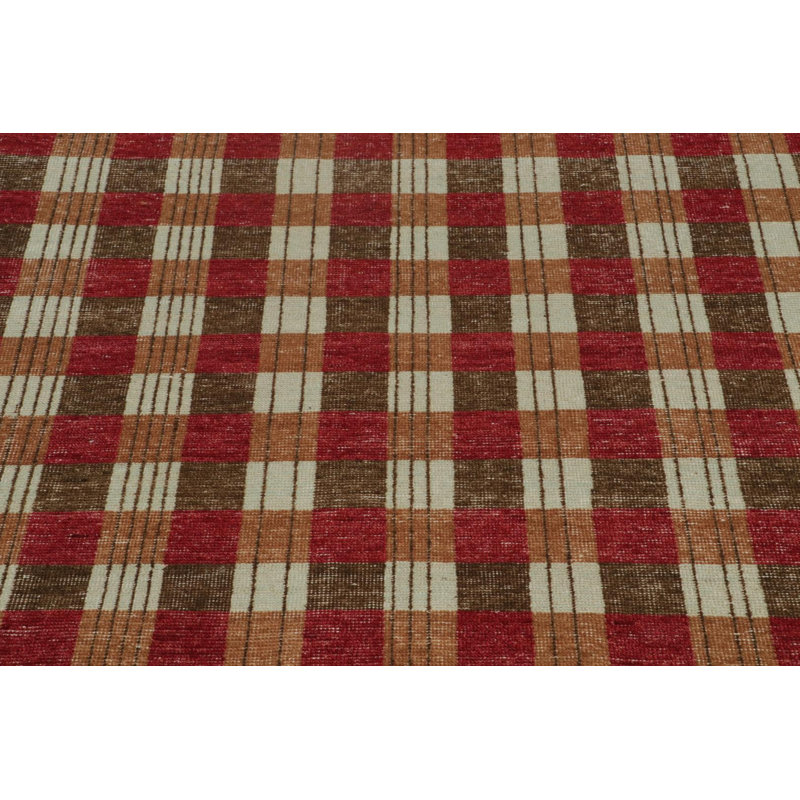 Homage Hand Knotted Wool Geometric Area Rug, Rectangle 9' x 12'