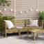 Giovanna 190.5cm Wide Wood Patio Sofa-295850632