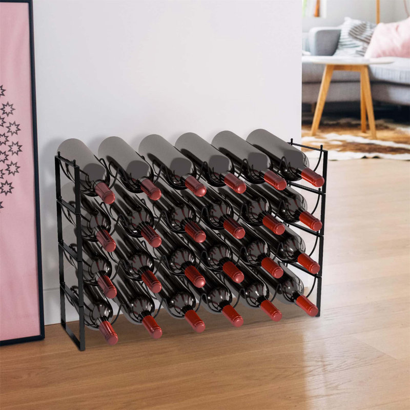 Cambryn Wine Bottle Rack Black