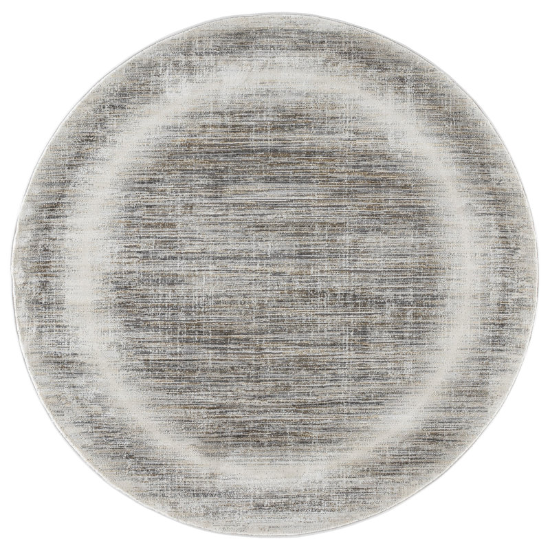 Craft 824 Performance Abstract Rug, 6'-7" X 6'-7" Round