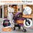 Foldable Pet Stroller with Lightweight Design, Portable Dog Cat Travel Stroller for Walking, Jogging and Outdoor Use-71025597