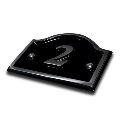 Jaclynn 11.5cm H Reflective Metal House Number