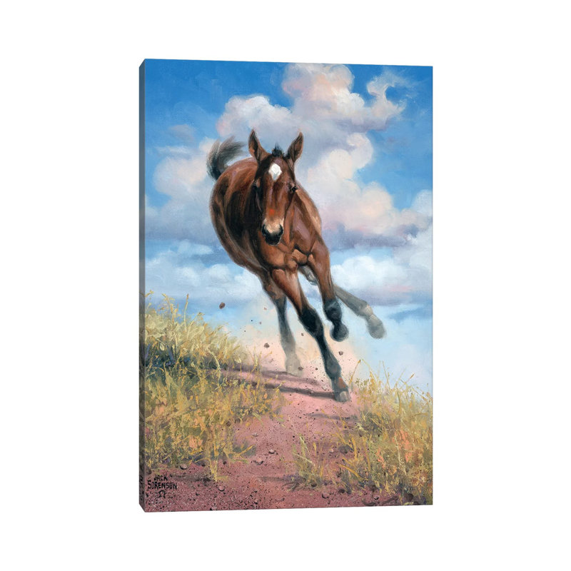Wild Oats by Jack Sorenson - Wrapped Canvas Painting, 30.48 cm H x 45.72 cm W