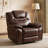 Jepum 40.9" W Top Grain Leather Recliner-1965198274