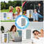 10L Mini Fridge with Glass Door, Portable Car Refrigerator with Cooler& Warmer, Countertop Mini Fridge with Handle-122807357