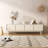 78.7"W Modern Storage TV Stand Beige Style Sideboard