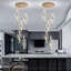 Lustre moderne 5 lumières à DEL en acrylique-2103614170-2103614165-2103614175